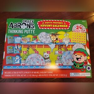 Crazy Aaron's Thinking Putty Advent Calendar 2025 - Festive Colors